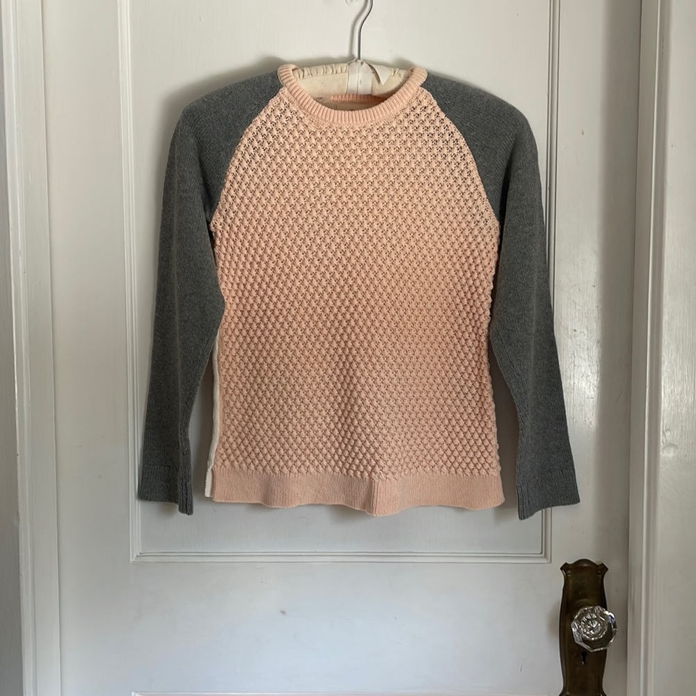 Lands’ End girls cotton pullover sweater